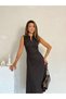 Sleeveless Striped Bodycon Women's Casual Office Special Occasion Midi Dress - 4