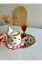 Handmade Red Bow Ceramic Mug Cup - 3