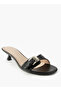 Women's Kitten Heel Slip-On Sandals - 3