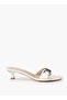 Women's Kitten Heel Slip-On Sandals - 2