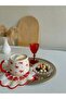 Handmade Red Bow Ceramic Mug Cup - 4
