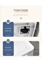 Foldable Stackable Storage Box Organizer Set of 5 with Doors and Wheels with Removable Lid - 6