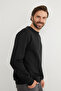 3 Thread Basic Crew Neck Sweatshirt - 6