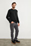 3 Thread Basic Crew Neck Sweatshirt - 3