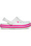 حذاء Crocband أبيض للأطفال - 2
