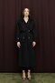 Button Detail Trench Coat 32390 - 3