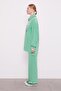Green Pearl Sleeve Detailed Sports Suit - 3
