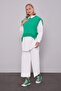 Green Knitwear Vest and Shirt Double Set - 3