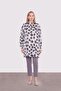 Gray Round Patterned Tunic - 2