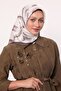 وشاح حريري بنمط فرشاة القهوة - 2