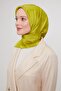 Oil Green L Printed Crystal Jacquard Scarf - 3