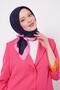 Fuchsia Ring Pattern Monogram Scarf - 2