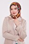 وشاح حريري بنمط التمويه البرتقالي - 3