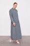 Green Pocket Detailed Zippered Skirt Set - 2