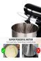 5L Stand Bowl Mixer with Stainless Steel Bowl, Whisk, Beater, Dough Hook, 6 Speed Settings, Black (ME-SBM1105)(1200W) - 3