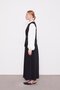 Black Vest Set Stone Detailed Skirt Suit - 2