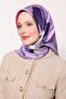 وشاح حريري من التويل بنمط زهرة الليلك