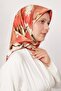 Pomegranate Flower Lotus Flower Twill Silk Scarf