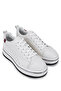 Men's Genuine Leather White Sneakers & Sports Shoes - 2