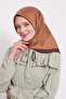 Dark Brown Circle Pattern Monogram Scarf - 2
