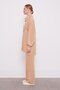 Dark Beige Pearl Sleeve Detailed Sports Set - 2
