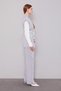 Double Suit with Belt Detail Vest Gray - 3