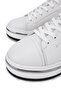 Men's Genuine Leather White Sneakers & Sports Shoes - 3
