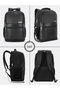 Pioneer 24L Laptop Backpack with Trolley Sleeve For Men & Women (Black) - 6