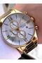2 Years Warranty Steel Band Inner Dial Features Active 3 Atm Men's Wristwatch Ef.14079.Sg