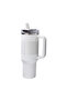 The Quencher Protour Flip Straw Tumbler Thermos with Straw 1.2 L - White - 2