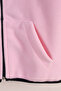 Children's Unisex Fleece Jacket with Rubber Cuffs and Zipper Hood - 4