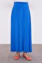 Cobalt Blue Belt Gathered Detail Skirt Set - 5