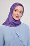 وشاح جاكار كريستالي مطبوع باللون الأرجواني L - 2