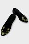 Women's Daily Embroidery Detailed Home Ballet Flats Black - Yellow - 4