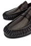 Men's Genuine Leather Brown Loafer Shoes - 3