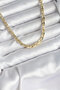 Brass Gold Color 60 cm Chain Women's Necklace -