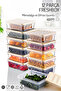 12 Pieces of 600 Ml. Freshbox Storage Container Set - Microwave and Dishwasher Compatible
