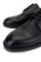 Men's Genuine Leather Black Classic Shoes - 3