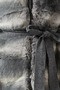 Fur Tie-Detail Jacket, Gray Stylish and Luxurious Women's Fur Detailed Jacket - 4