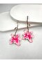 Special Series Pink Design Flower Earrings