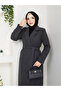Belted Lined Melton Coat Rc3112 - 5
