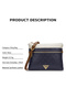 Women's Galax Colourblock Slingbag (Navy) - 5