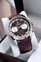 Men's Wristwatch Leather Strap with Calendar and Day Display with Gift Box and Bracelet Gift.Hmclb892 - 4