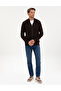 Dark Brown Slim Fit Wool Blend Knitwear Cardigan 50315948-Vr084 - 4