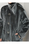 Women's Buttoned Bow-Tie Model Foks Fabric Stylish Cardigan Coat - 7