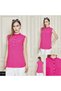 Women's Elegant Blouse with Court Collar and Stone Button Detail - Suitable for Office & Everyday Wear - 7
