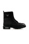 Black Men's Casual Boots 102 17600 m Black Washed Nubuck