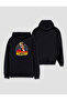David Bowie Retro Design Printed Hooded Sweat Hoodie
