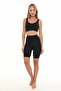 Push-Up Black Corset Shorts High Waisted Silicone Anti-Slip and