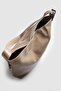 Lagraccio Paris Women's Higgs Oversized Wrinkled Patent Leather Shoulder Bag Mink - 3